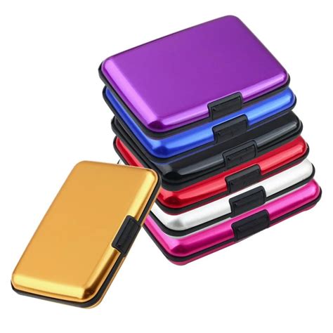 aluminum credit card wallet rfid blocking case needed|aluminium wallets with rfid protection.